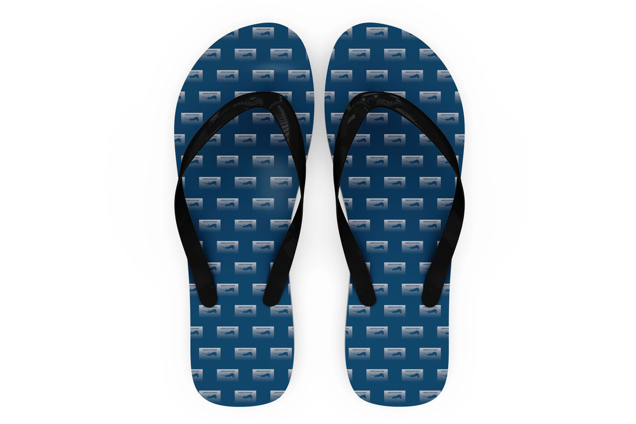 Airbus A350XWB & Dots Designed Slippers (Flip Flops)