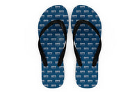 Thumbnail for Airbus A350XWB & Dots Designed Slippers (Flip Flops)