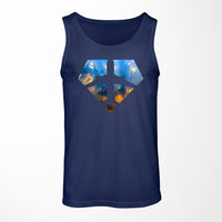 Thumbnail for Supermen of The Skies (Sunrise) Designed Tank Tops