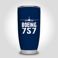 Thumbnail for Boeing 757 & Plane Designed Tumbler Travel Mugs