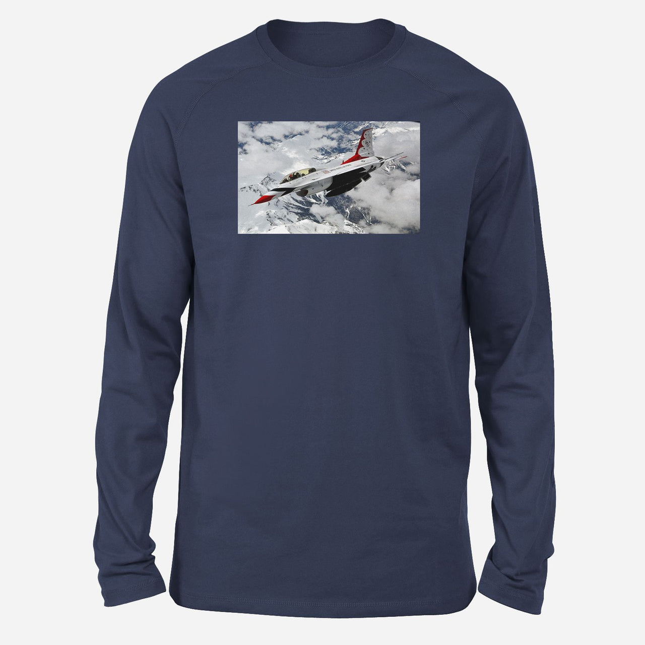 US Air Force Show Fighter Jet 16 Designed Long-Sleeve T-Shirts