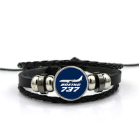 Thumbnail for The Boeing 737 Designed Leather Bracelets