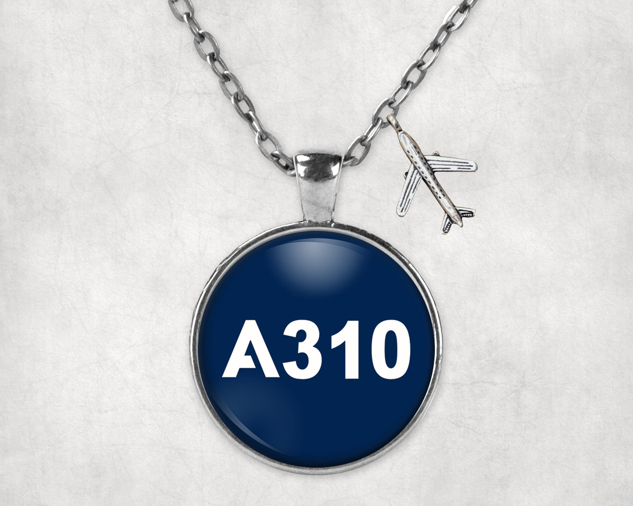 A310 Flat Text Designed Necklaces