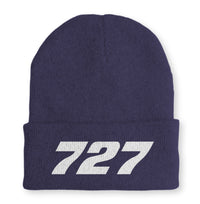 Thumbnail for 727 Flat Text Embroidered Beanies