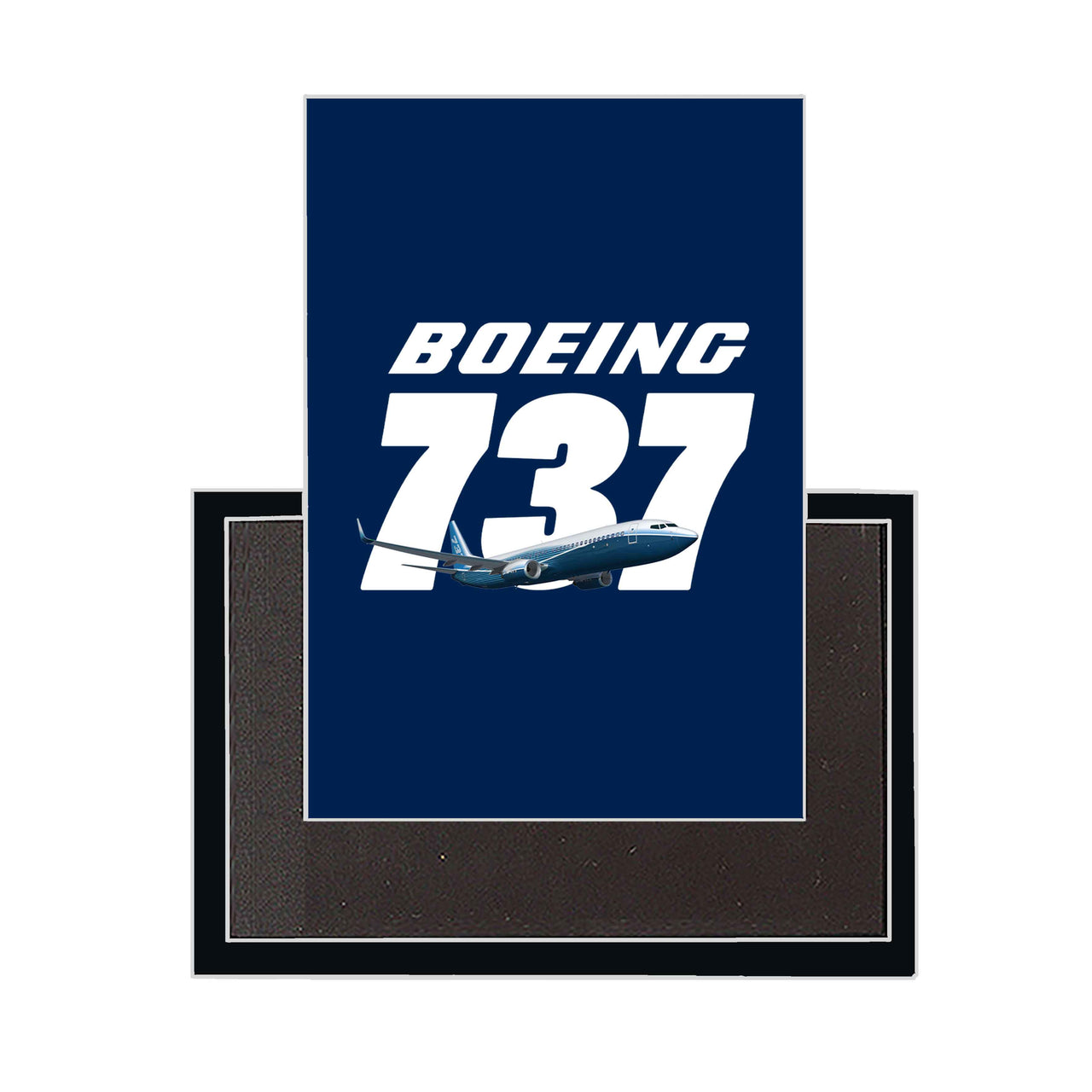 Super Boeing 737+Text Designed Magnets
