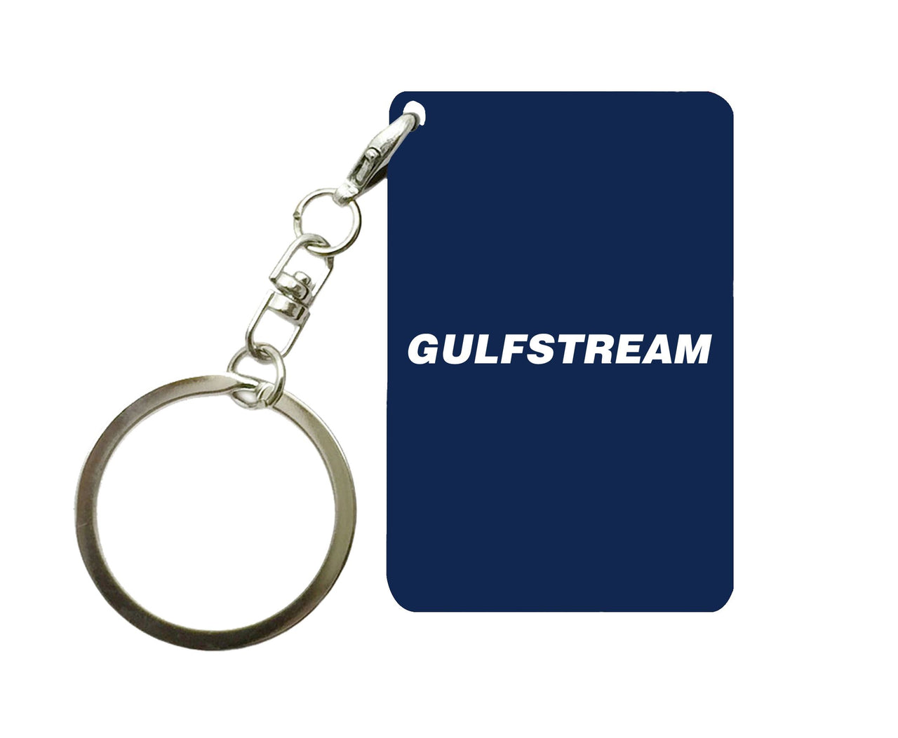 Gulfstream & Text Designed Key Chains
