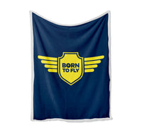 Thumbnail for Born To Fly & Badge Designed Bed Blankets & Covers