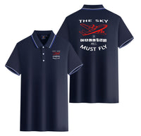 Thumbnail for The Sky is Calling and I Must Fly Designed Stylish Polo T-Shirts (Double-Side)