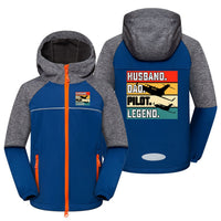 Thumbnail for Husband & Dad & Pilot & Legend Designed Children Polar Style Jackets