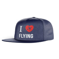 Thumbnail for I Love Flying Designed Snapback Caps & Hats