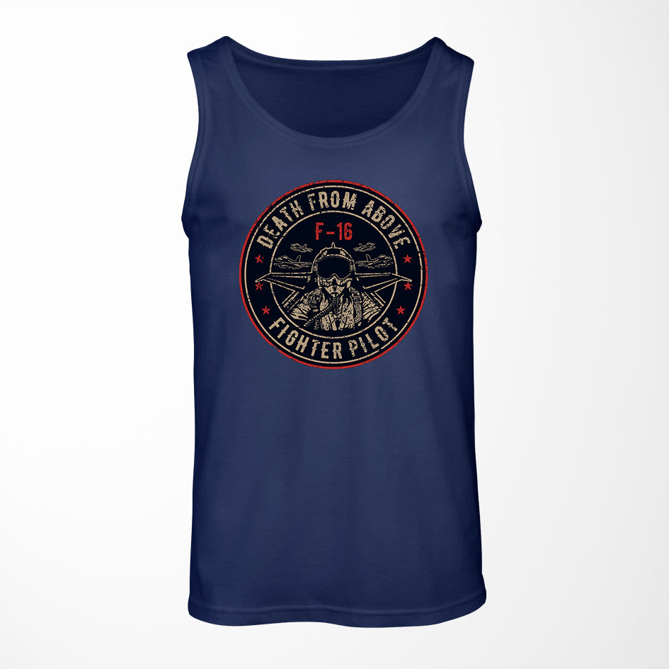 Fighter Jet 16 - Death From Above Designed Tank Tops