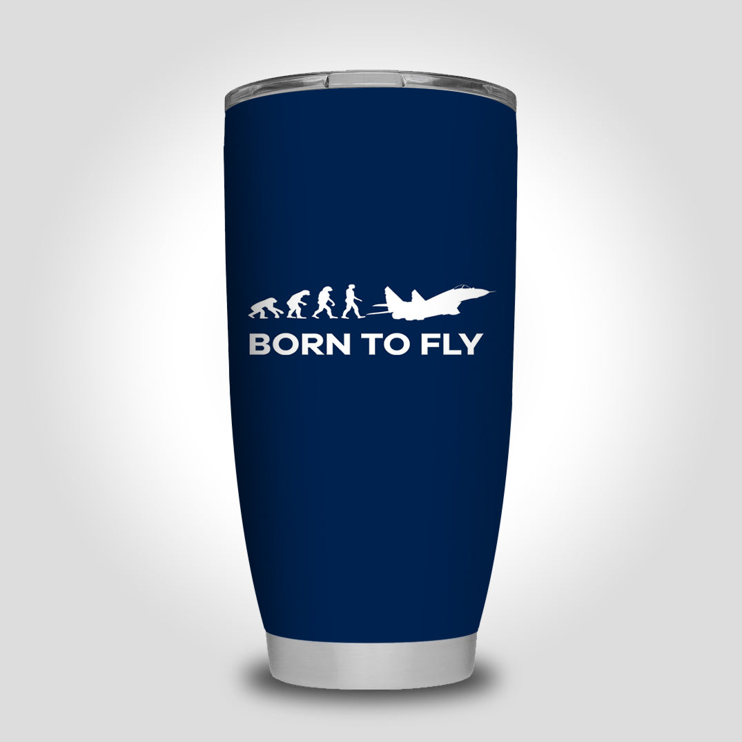 Born To Fly Military Designed Tumbler Travel Mugs