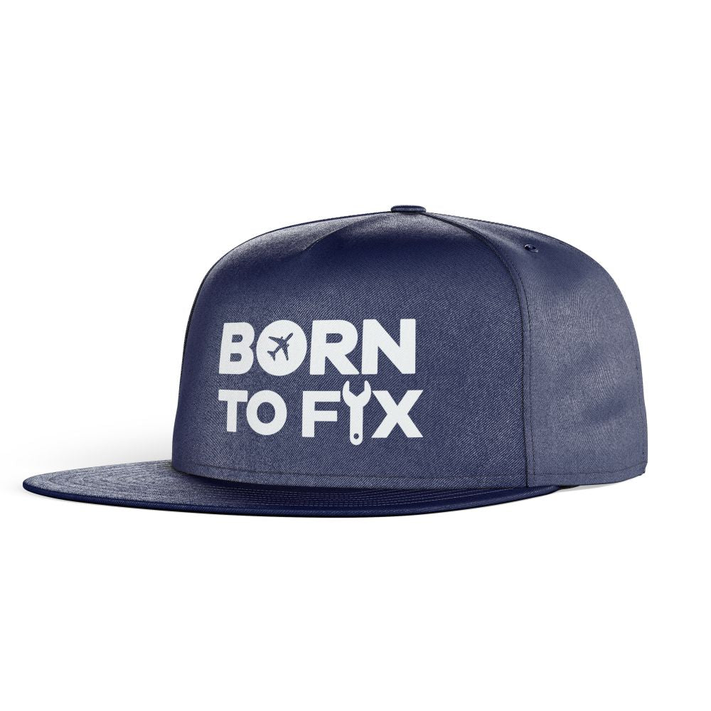 Born To Fix Airplanes Designed Snapback Caps & Hats