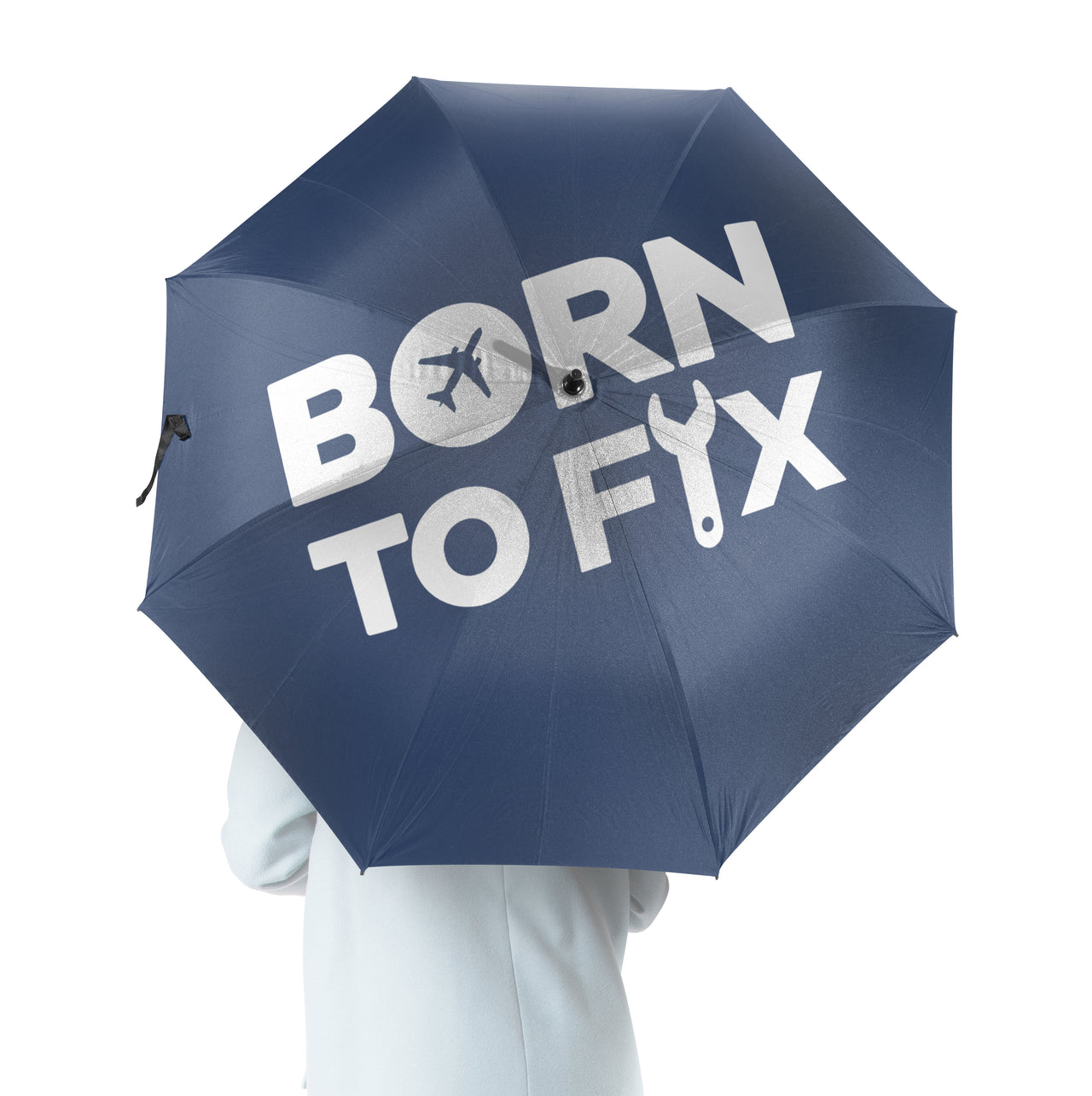 Born To Fix Airplanes Designed Umbrella
