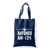 Thumbnail for Antonov AN-124 & Plane Designed Tote Bags