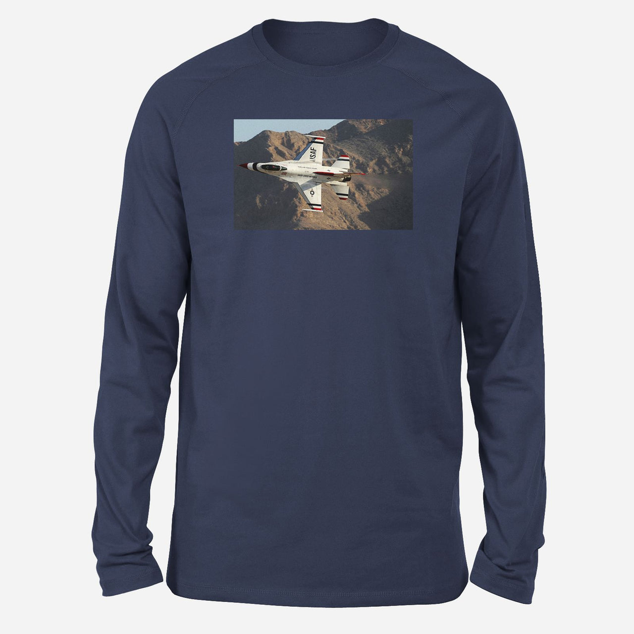 Amazing Show by Fighting Falcon F16 Designed Long-Sleeve T-Shirts