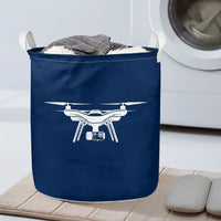 Thumbnail for Drone Silhouette Designed Laundry Baskets