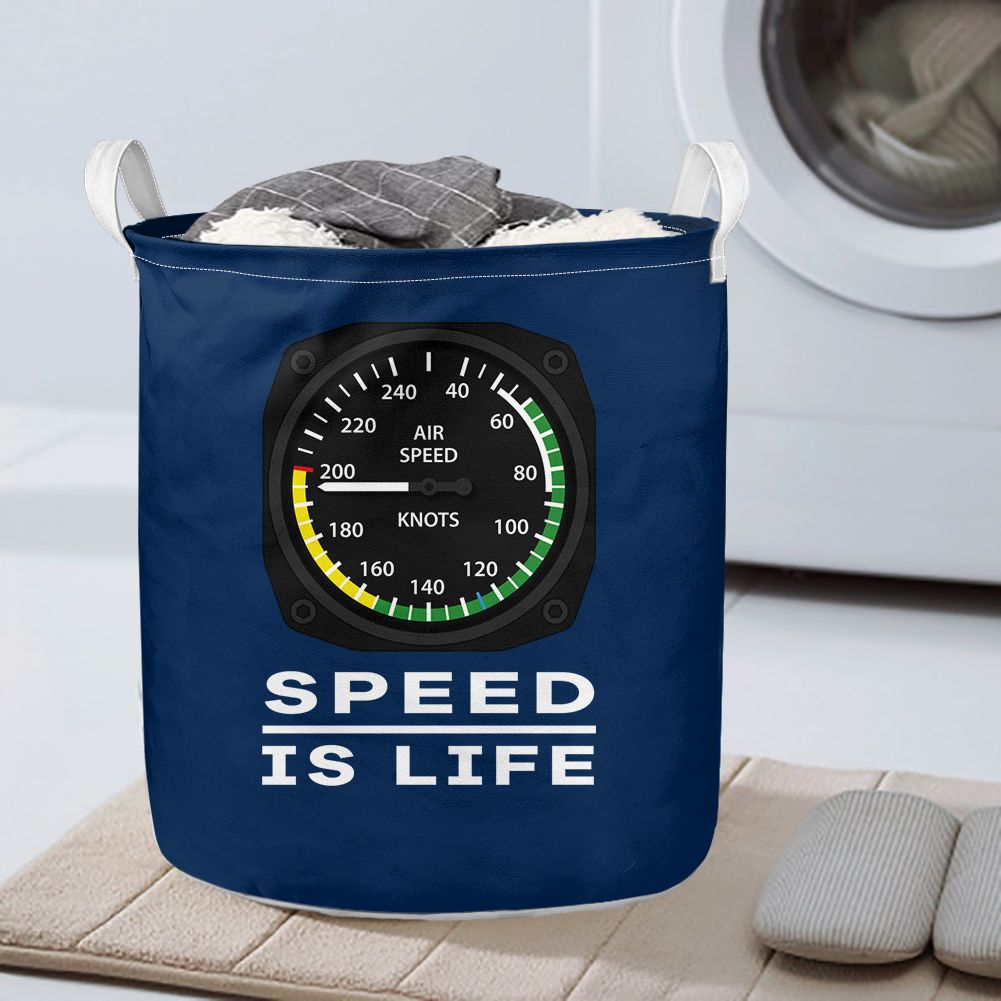Speed Is Life Designed Laundry Baskets