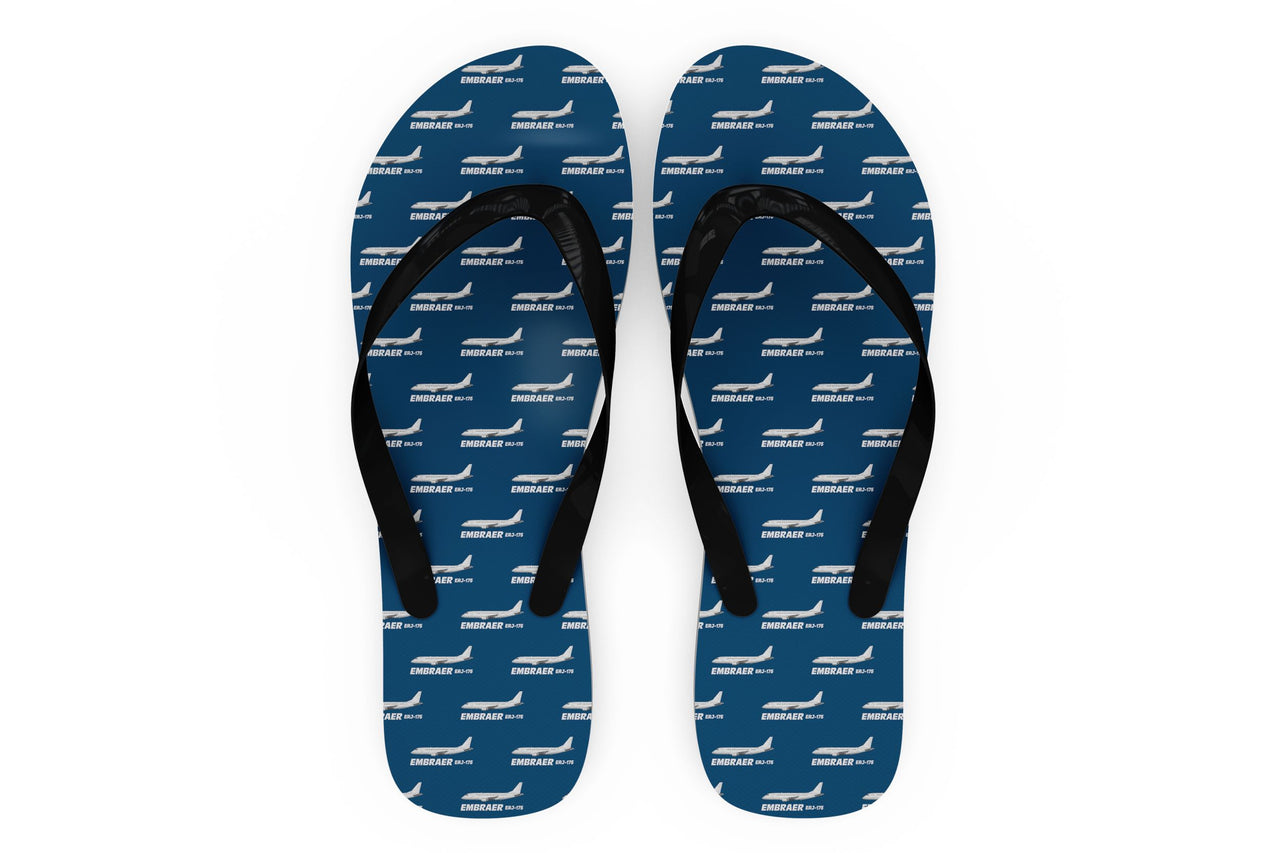The Embraer ERJ-175 Designed Slippers (Flip Flops)