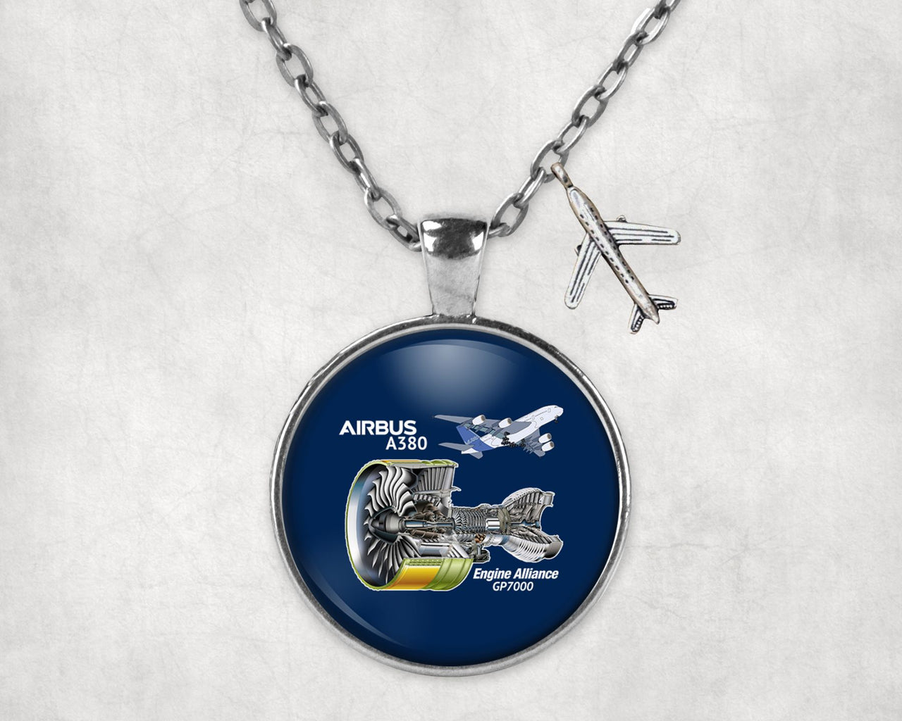 Airbus A380 & GP7000 Engine Designed Necklaces