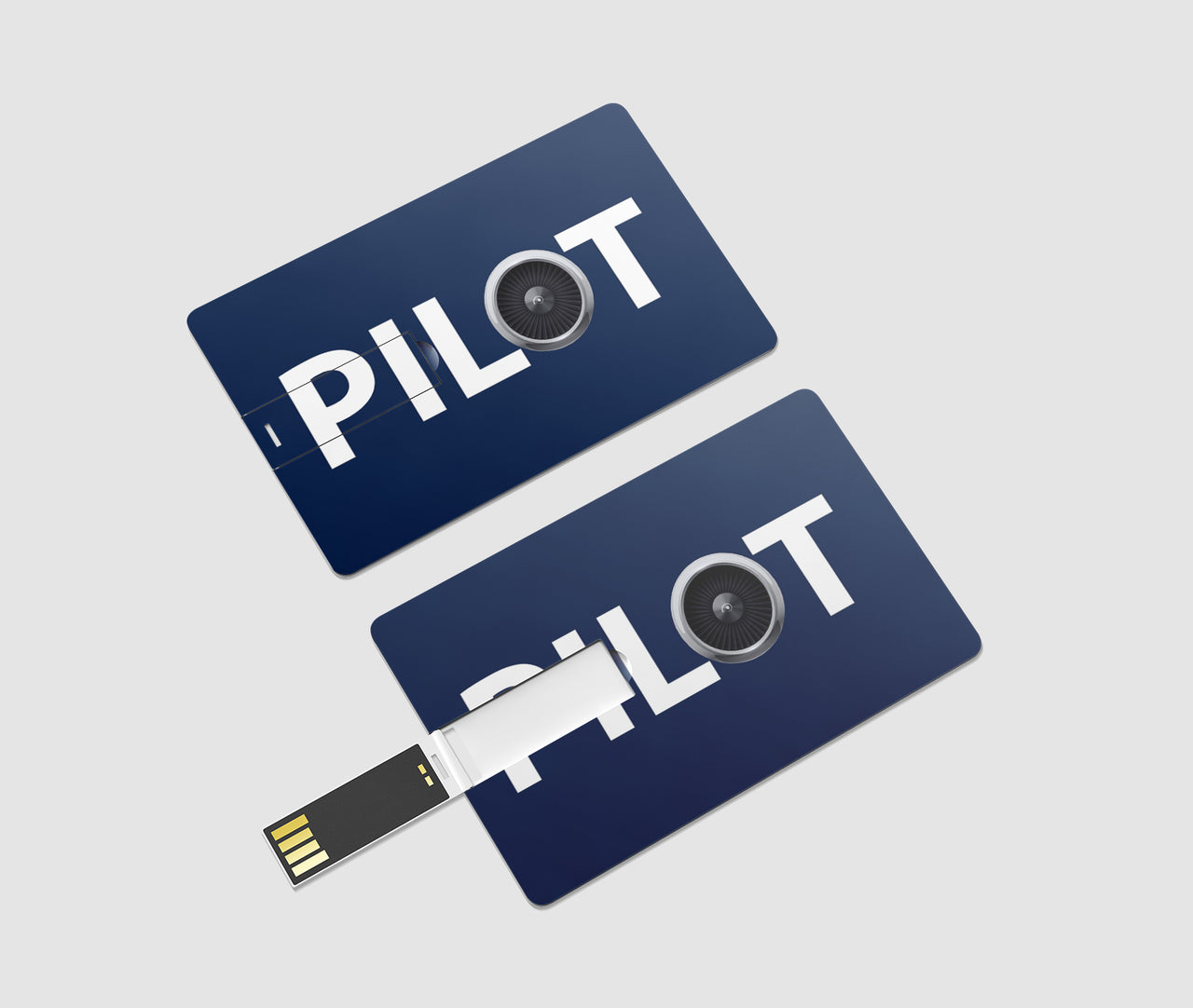 Pilot & Jet Engine Designed USB Cards