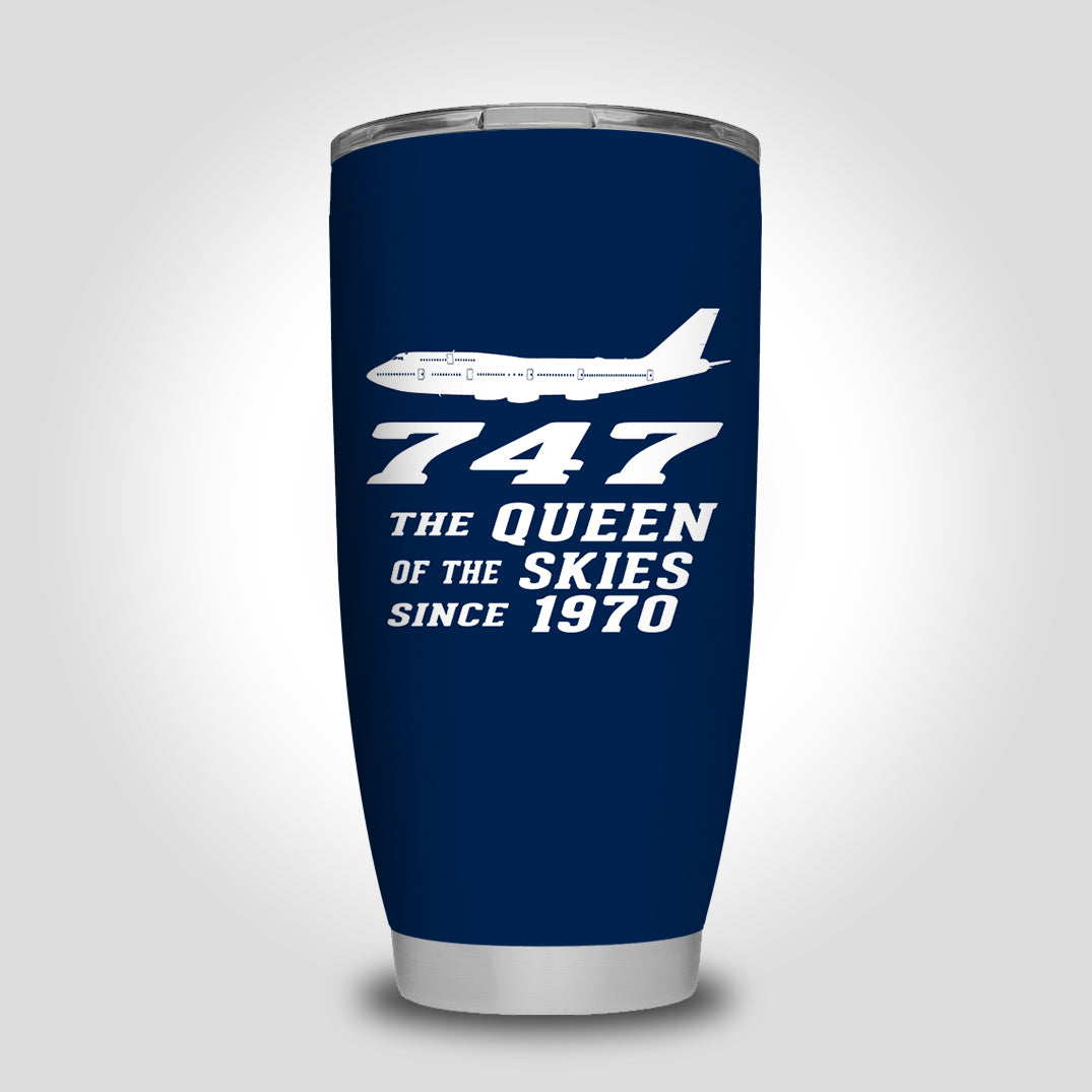 Boeing 747 - Queen of the Skies (2) Designed Tumbler Travel Mugs
