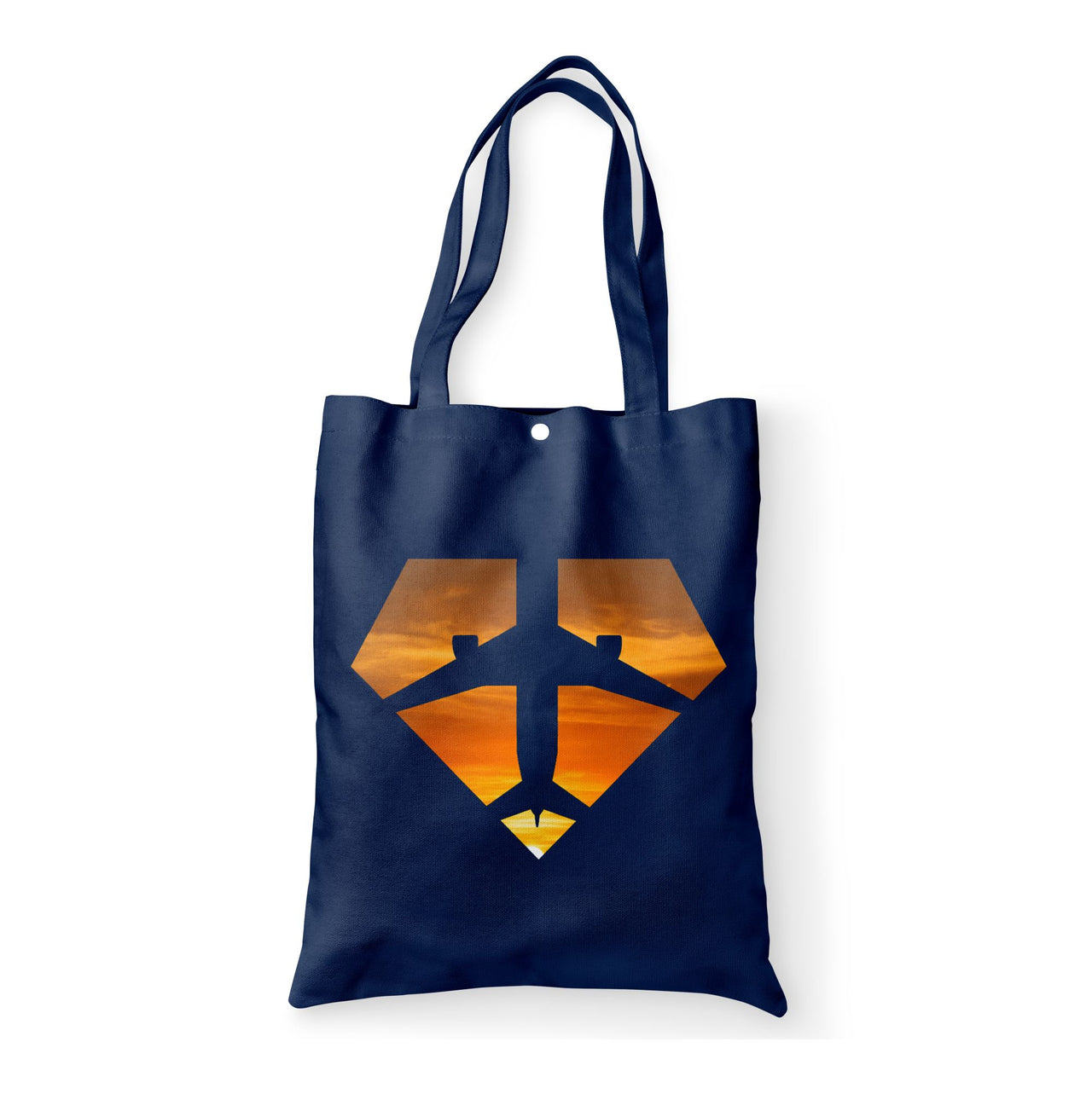Supermen of The Skies (Sunset) Designed Tote Bags