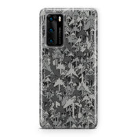 Thumbnail for Dark Coloured Airplanes Designed Huawei Cases