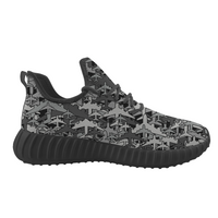Thumbnail for Dark Coloured Airplanes Designed Sport Sneakers & Shoes (MEN)