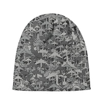 Thumbnail for Dark Coloured Airplanes Designed Knit 3D Beanies
