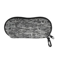 Thumbnail for Dark Coloured Airplanes Designed Glasses Bag