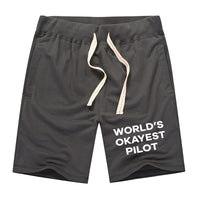 Thumbnail for World's Okayest Pilot Designed Cotton Shorts