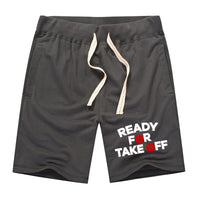 Thumbnail for Ready For Takeoff Designed Cotton Shorts