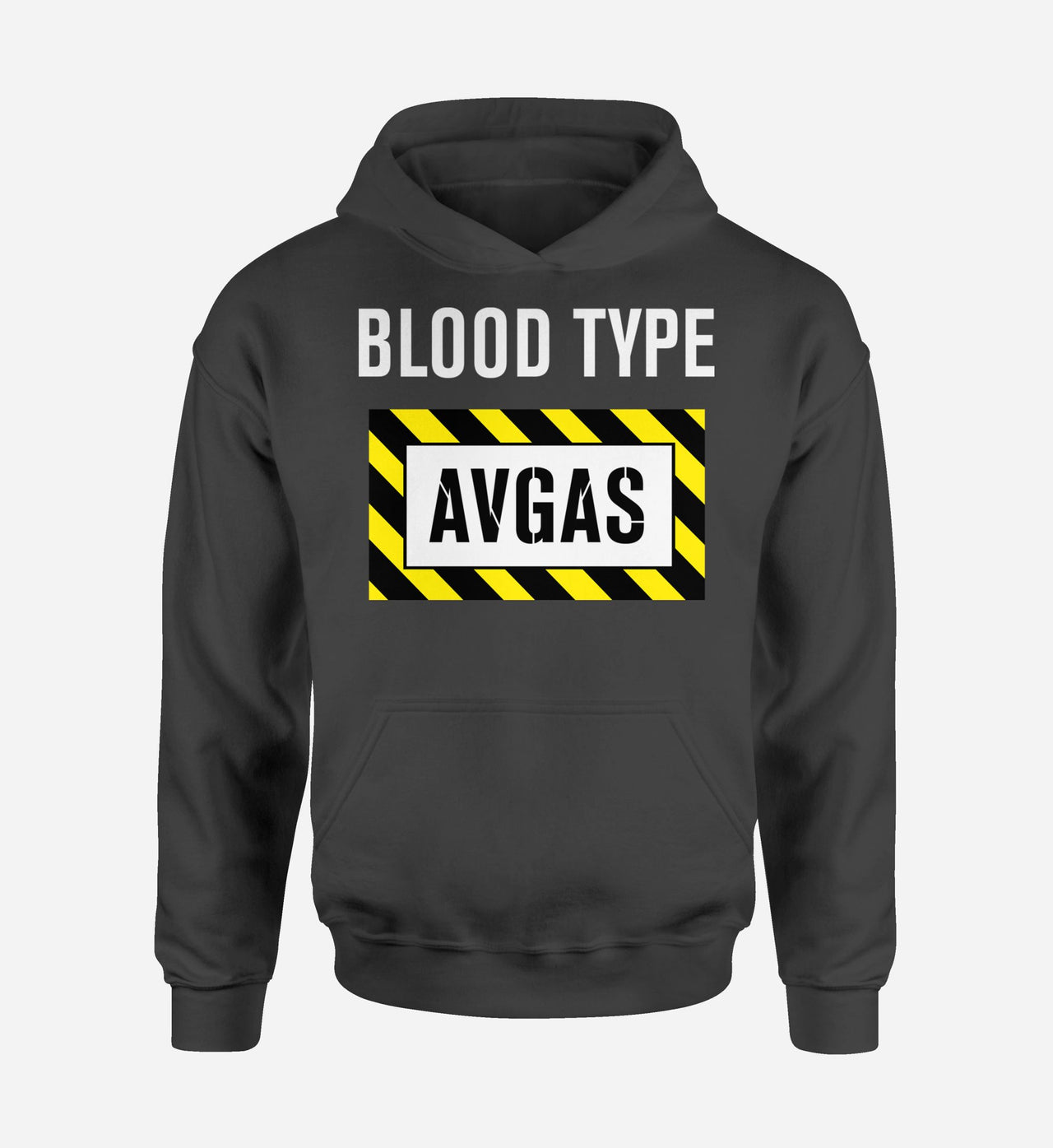 Blood Type AVGAS Designed Hoodies