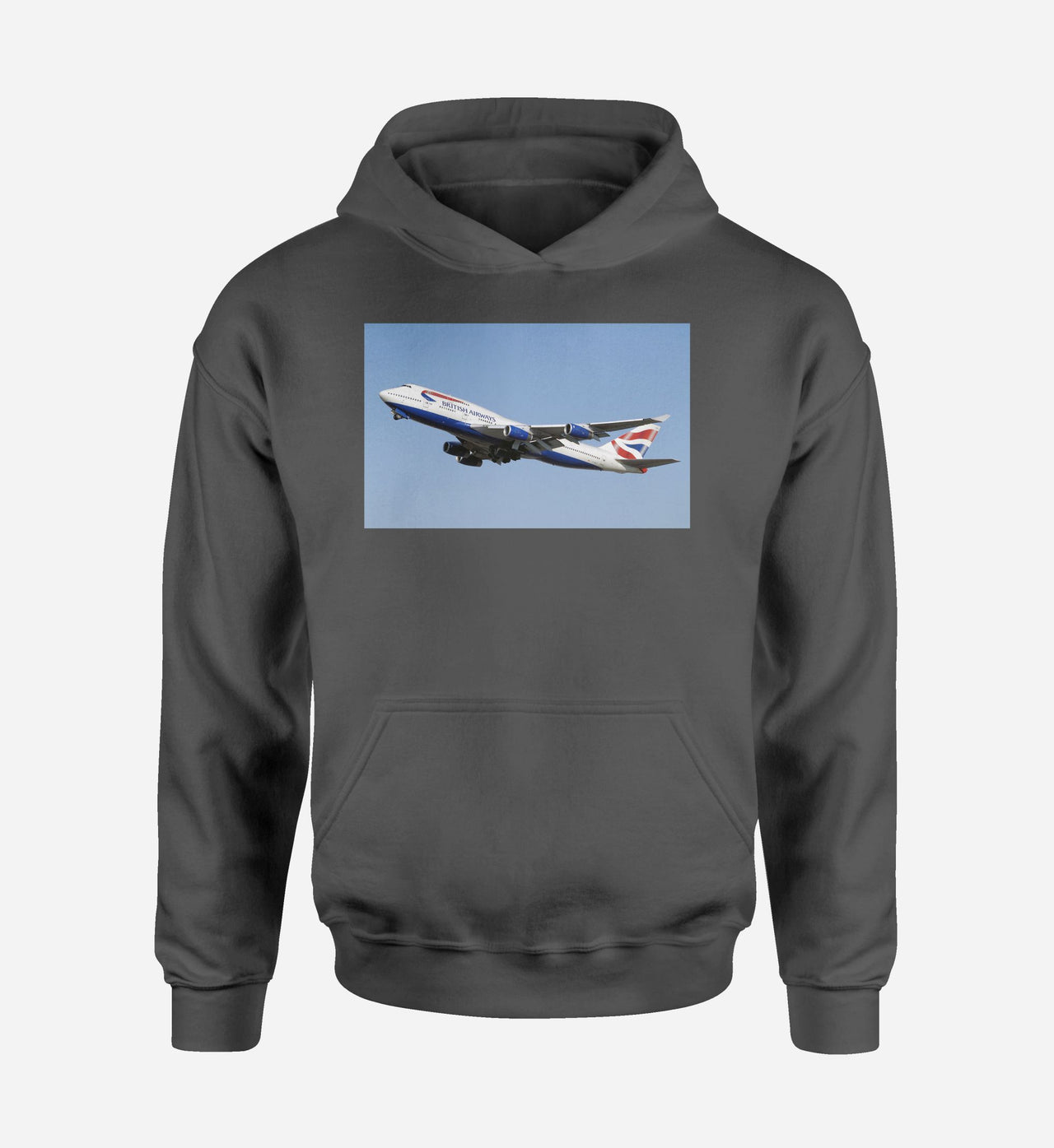 Departing British Airways Boeing 747 Designed Hoodies