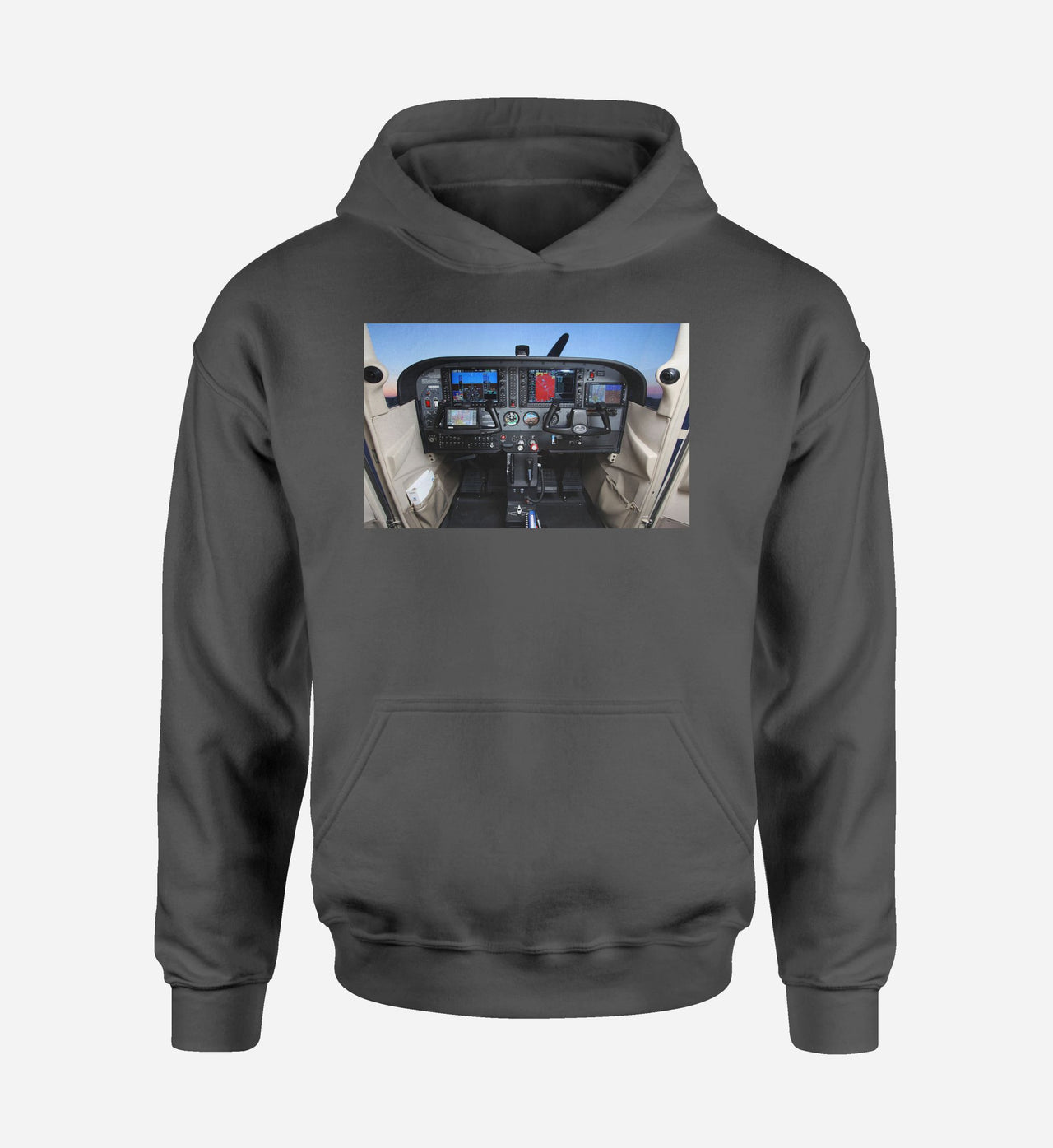 Cessna 172 Cockpit Designed Hoodies