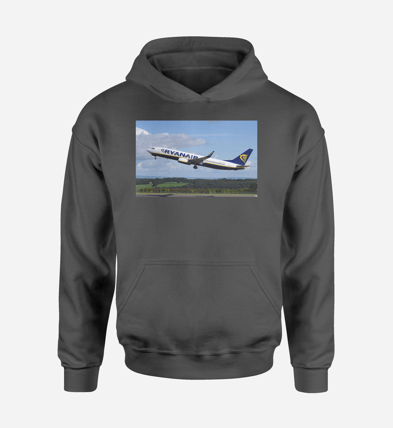Departing Ryanair's Boeing 737 Designed Hoodies
