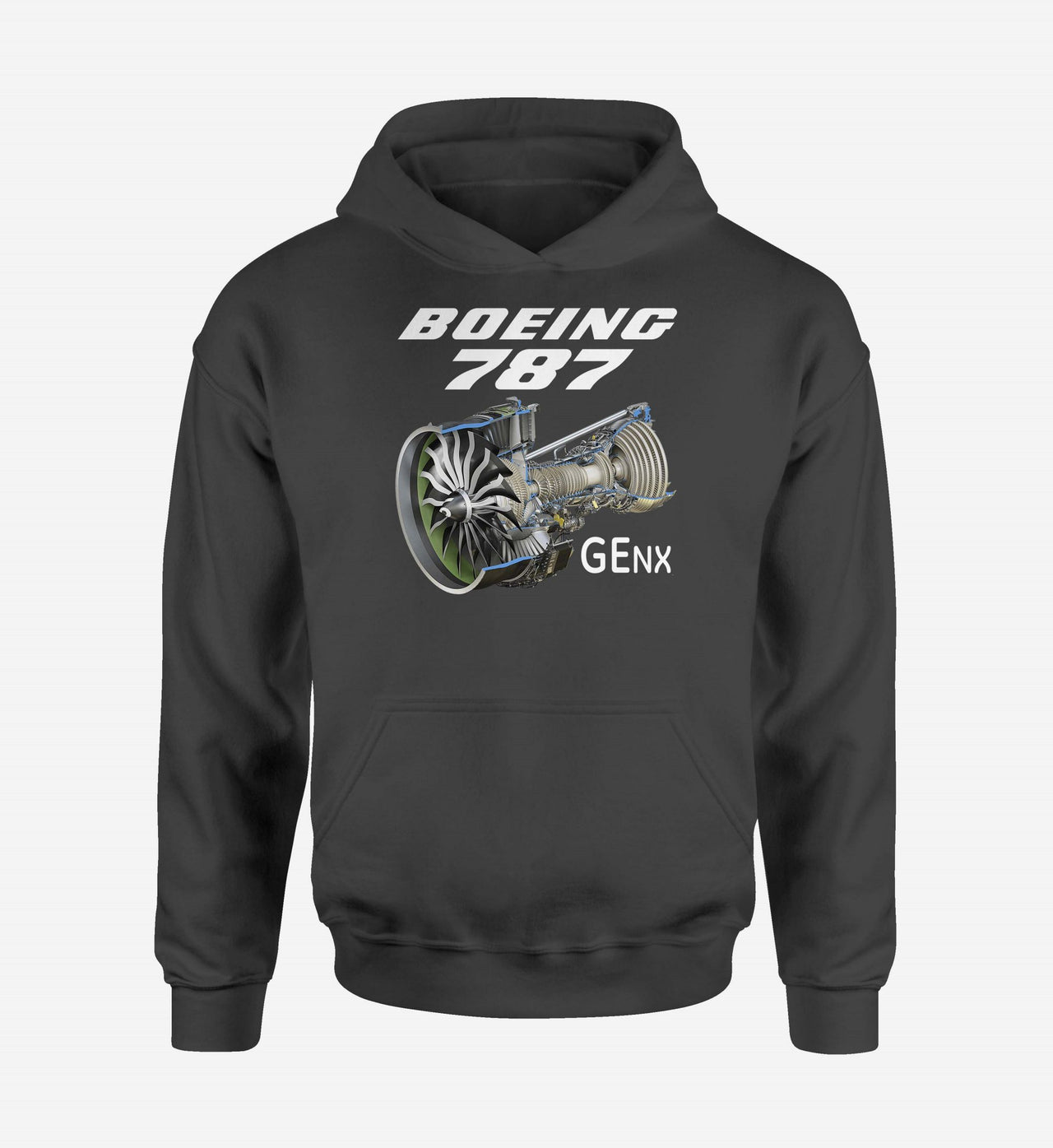 Boeing 787 & GENX Engine Designed Hoodies