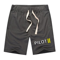Thumbnail for Pilot & Stripes (2 Lines) Designed Cotton Shorts