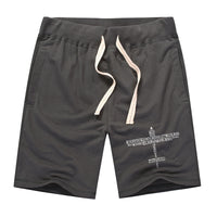 Thumbnail for Propeller Shape Aviation Alphabet Designed Cotton Shorts