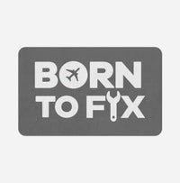 Thumbnail for Born To Fix Airplanes Designed Bath Mats