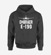 Thumbnail for Embraer E-190 & Plane Designed Hoodies
