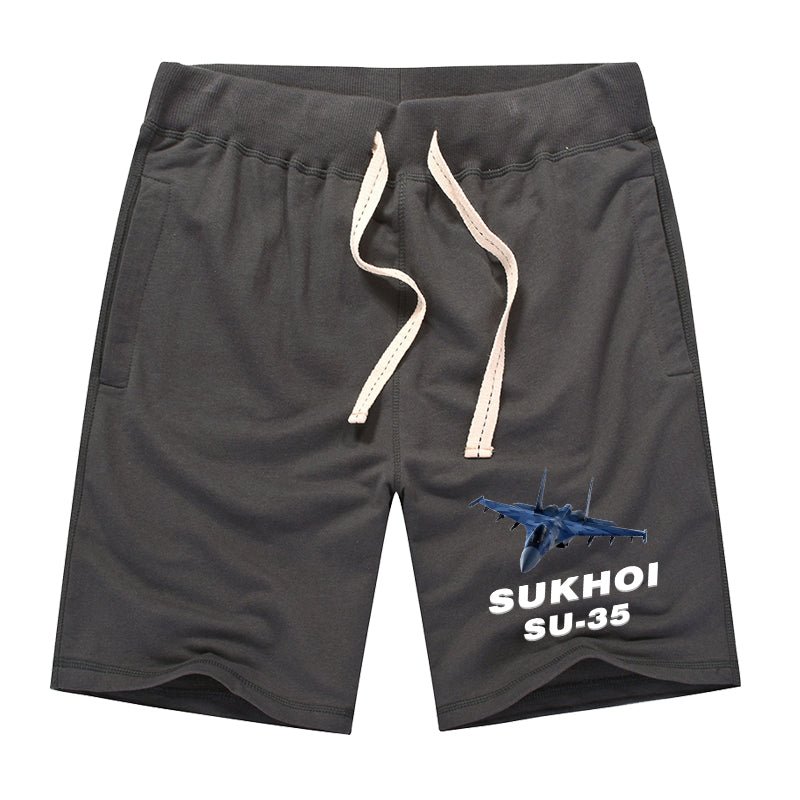 The Sukhoi SU-35 Designed Cotton Shorts