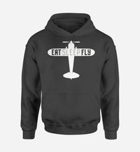 Thumbnail for Eat Sleep Fly & Propeller Designed Hoodies