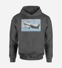 Thumbnail for Departing Airbus A350 (Original Livery) Designed Hoodies