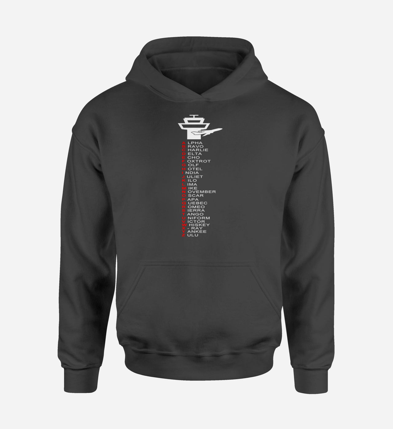 Aviation Alphabet Designed Hoodies