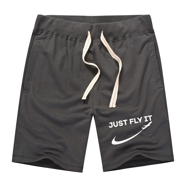 Just Fly It 2 Designed Cotton Shorts