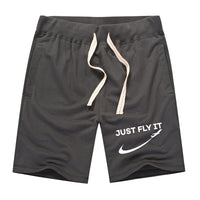 Thumbnail for Just Fly It 2 Designed Cotton Shorts