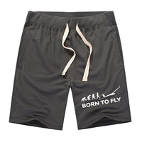 Thumbnail for Born To Fly Glider Designed Cotton Shorts