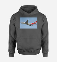 Thumbnail for Departing Qantas Boeing 747 Designed Hoodies